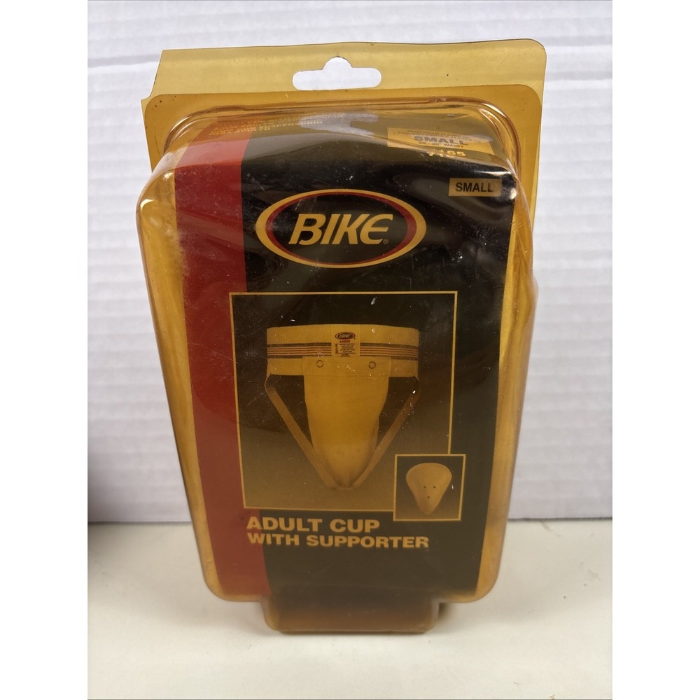 BIKE Adult Cup With Supporter Small 28-30 Waist Athletic Jockstrap Vintage 7165